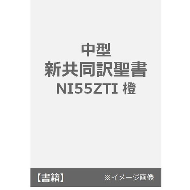 中型新共同訳聖書　ＮＩ５５ＺＴＩ　橙