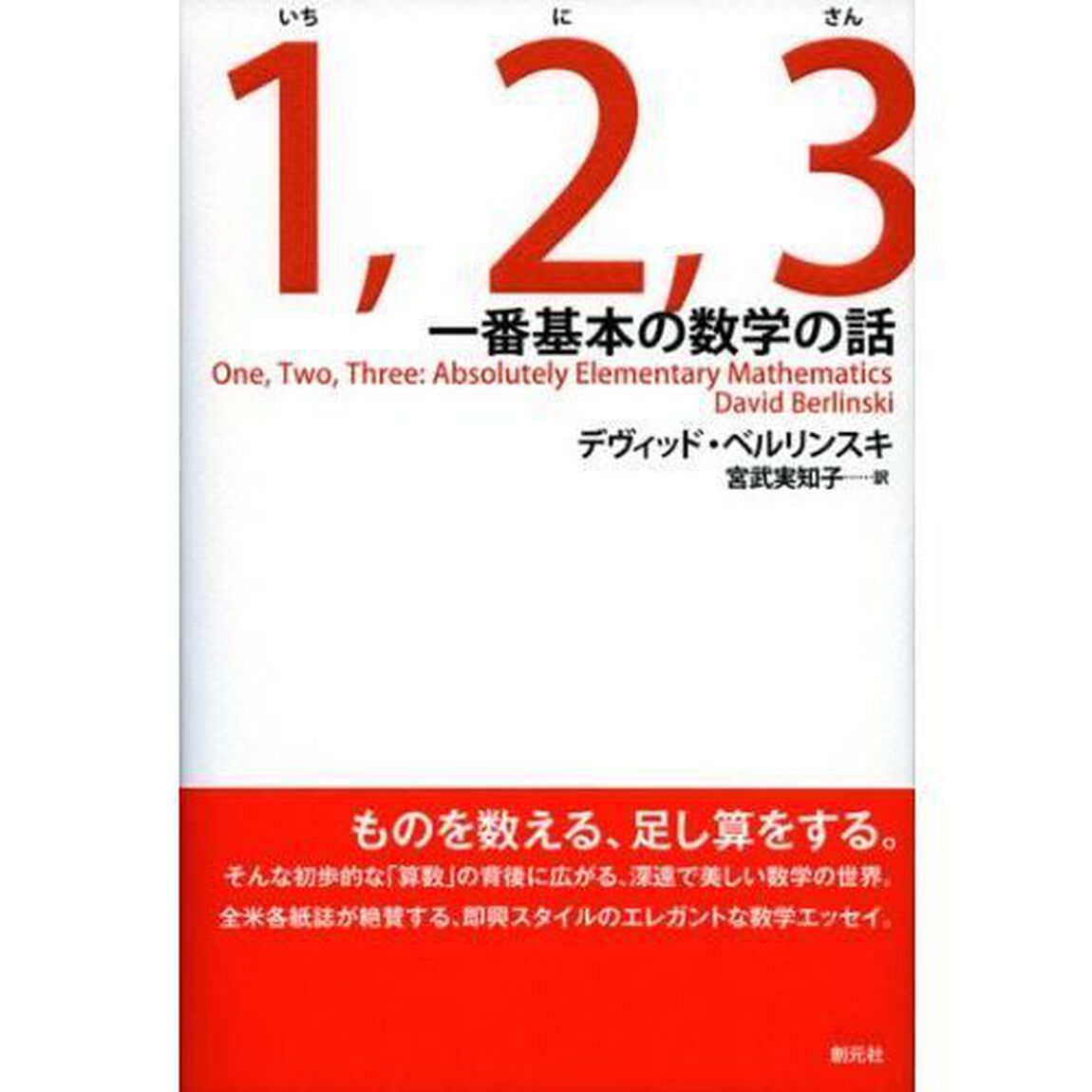 １，２，３　一番基本の数学の話