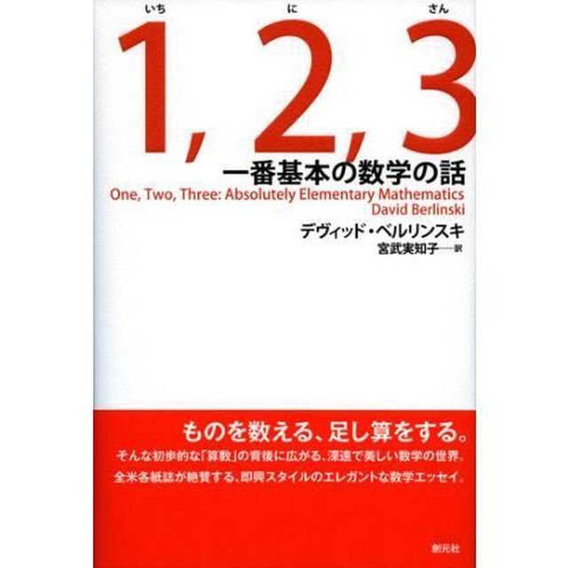 １，２，３　一番基本の数学の話