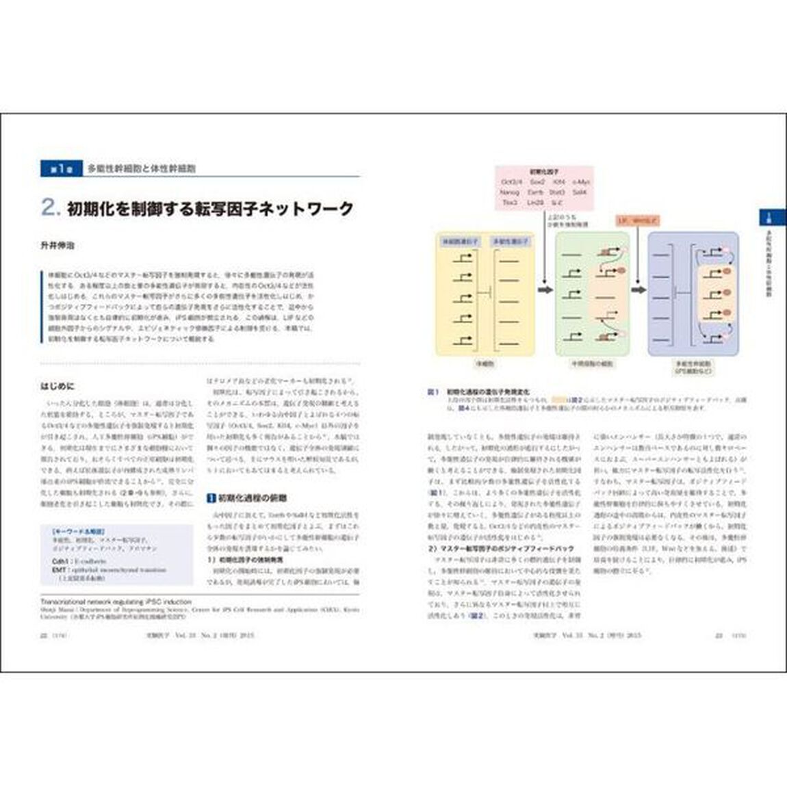 実験医学増刊 Vol.33 No.2　再生医療2015 幹細胞と疾患iPS細胞の研究最前線〜飛躍する基礎研究 加速する臨床への挑戦「再生医療２０１５　幹細胞と疾患ｉＰＳ細胞の研究最前線」