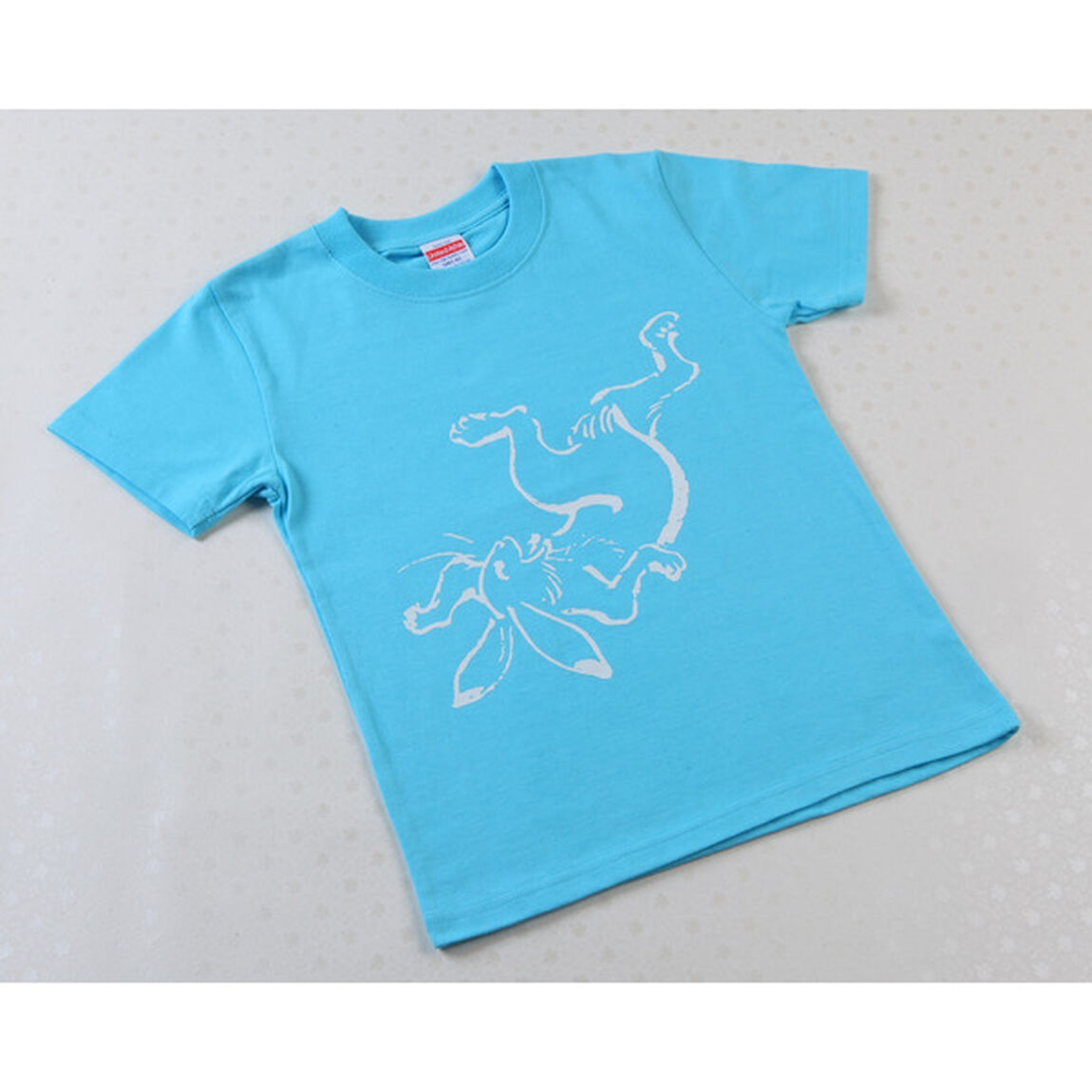 特別展「国宝 鳥獣戯画のすべて」グッズ Tシャツ兎(青) XLサイズ