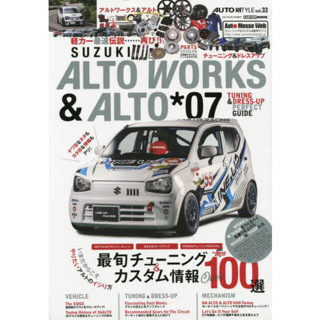 スズキアルトワークス＆アルト　０７「いまだからこそやりたい最旬チューニング＆カスタム情報」