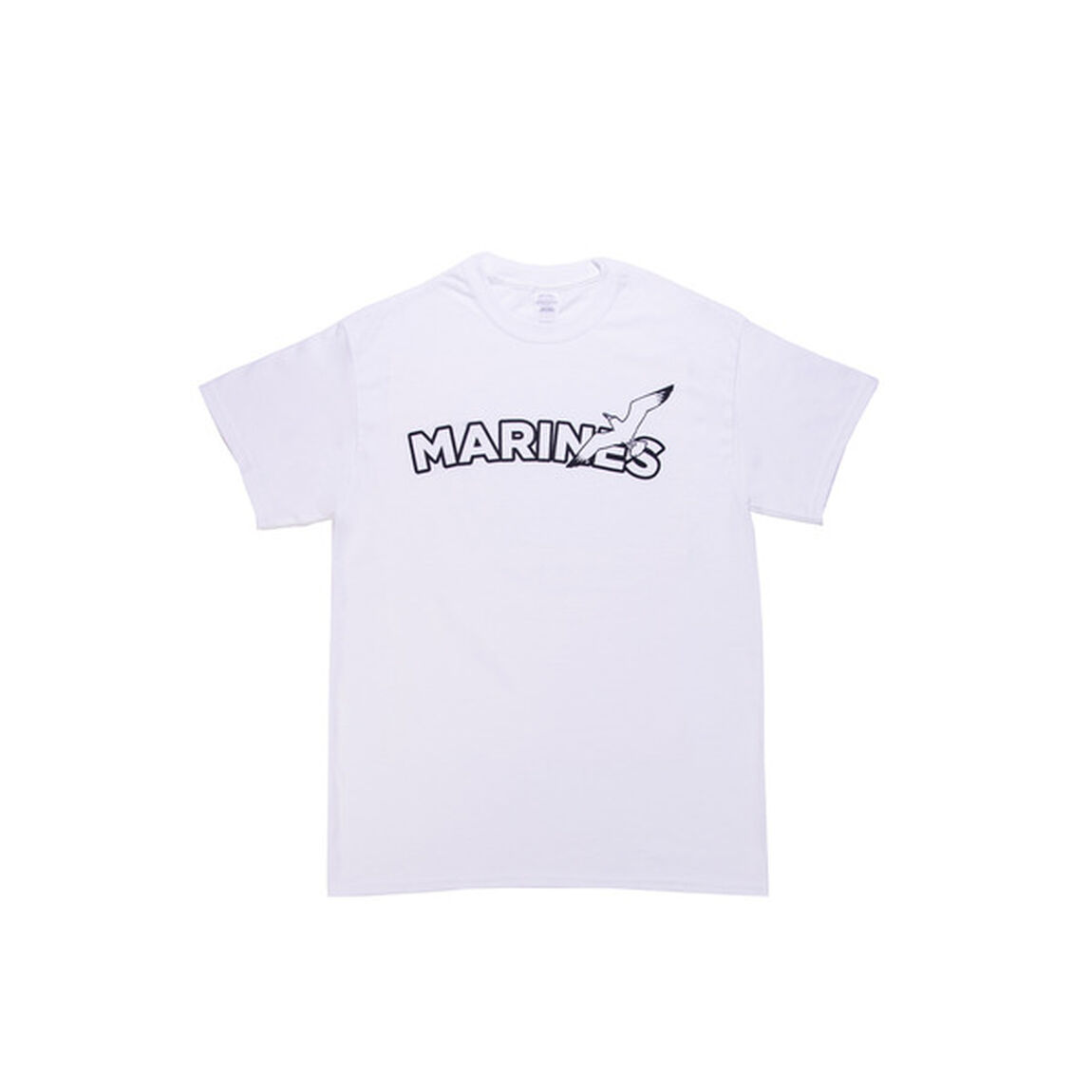 セブンネット限定デザイン　千葉ロッテマリーンズ　公式　カジュアルロゴTシャツ　ホワイト　Ｍサイズ　（70％OFF）
