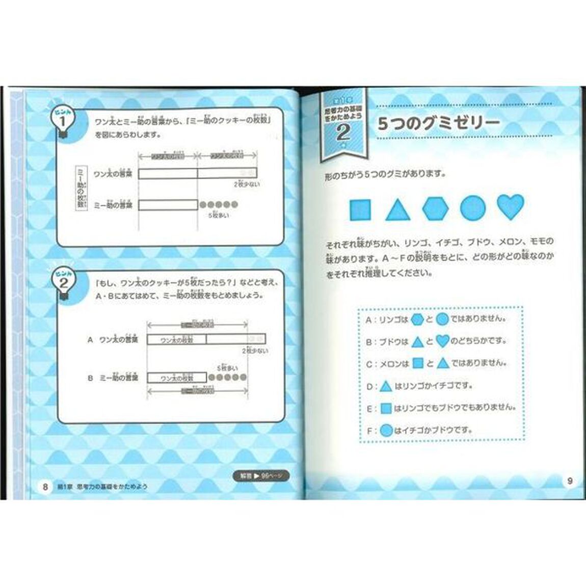 論理的思考力ナゾトレ　レベル３