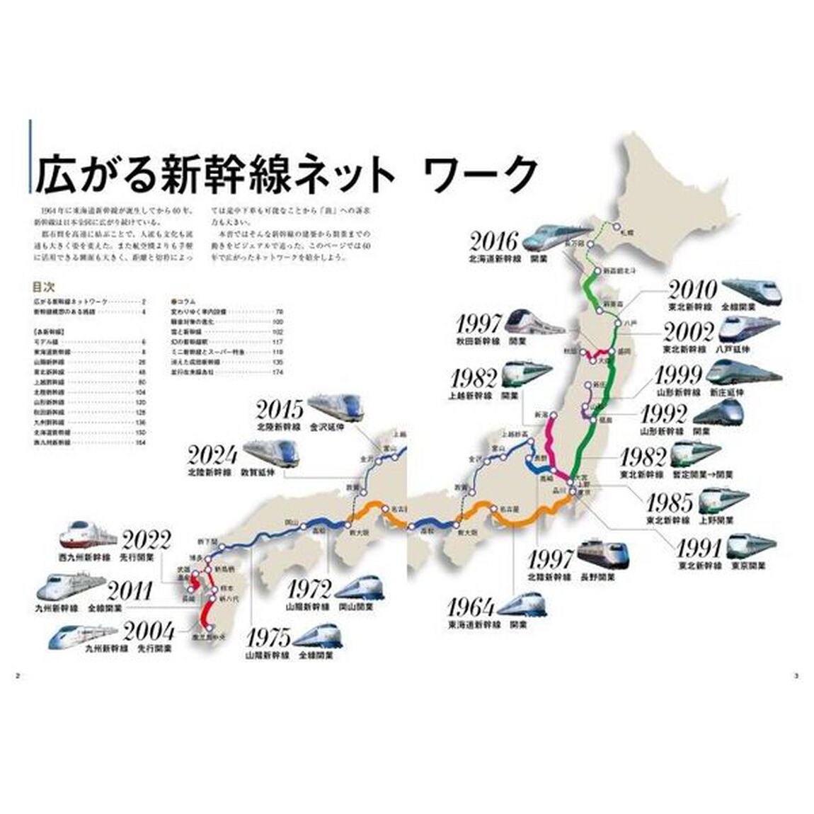 新幹線６０年の変遷　広がる高速鉄道