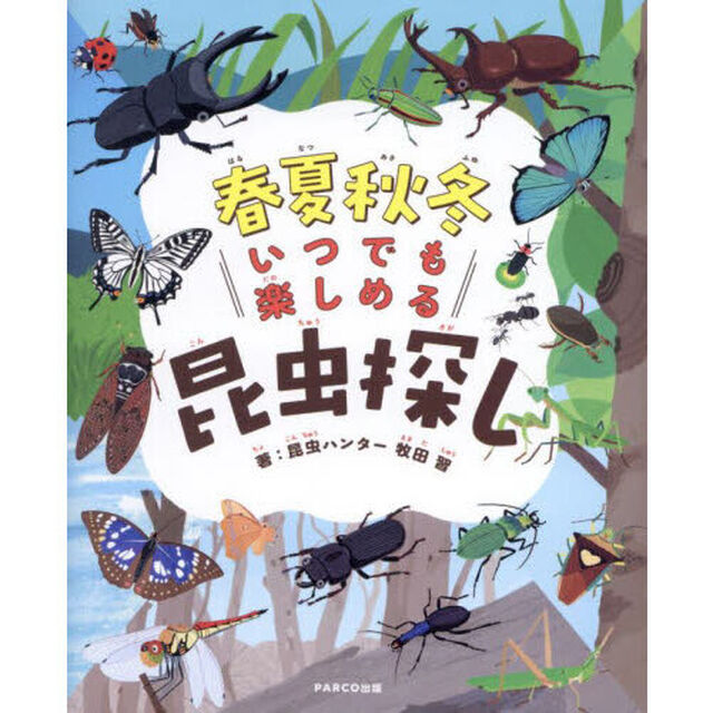 春夏秋冬いつでも楽しめる昆虫探し