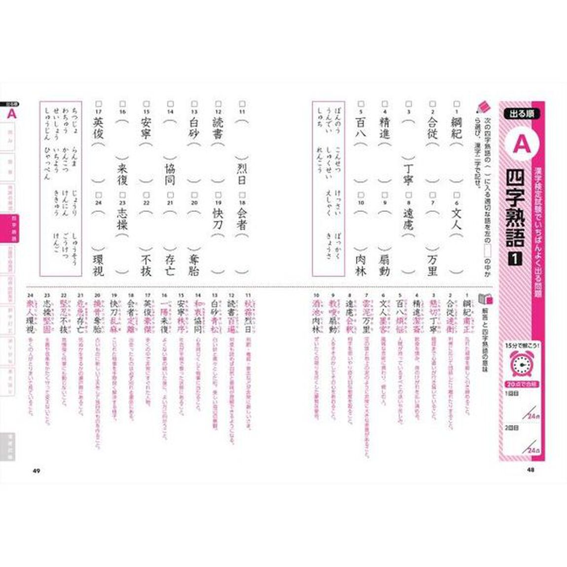 史上最強の漢検マスター２級問題集