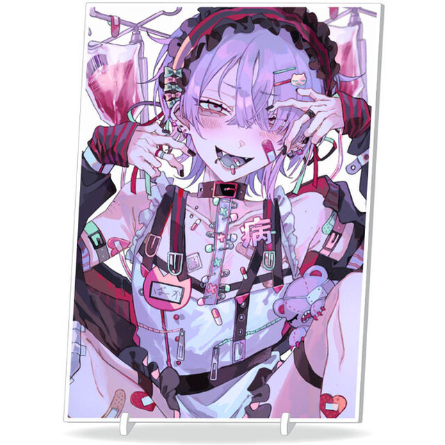 【絵師コレ】「くろうめ」A5アクリルパネル 2