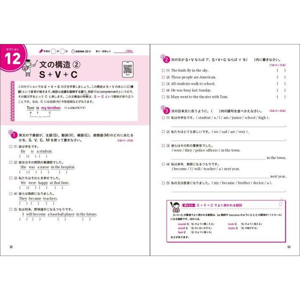 中３英文法パターンドリル