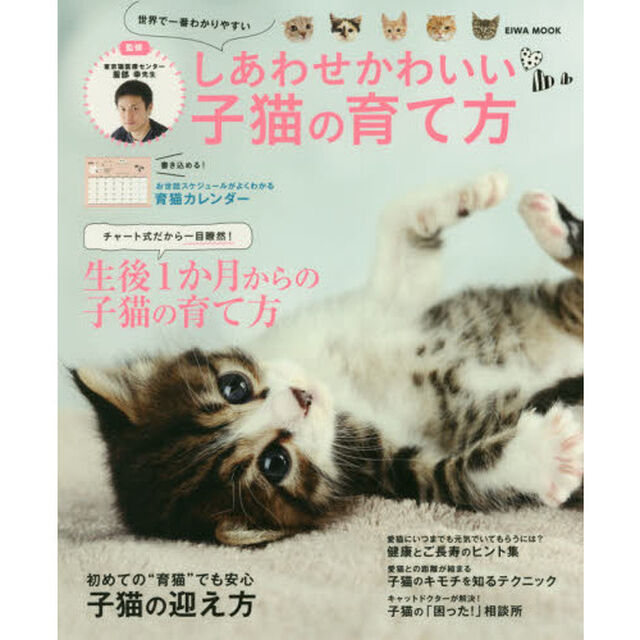 しあわせかわいい子猫の育て方　世界で一番わかりやすい　生後１か月からの子猫の育て方