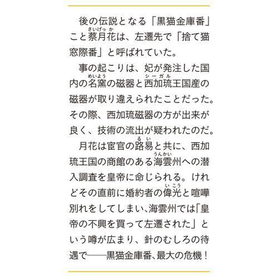 後宮の黒猫金庫番　３