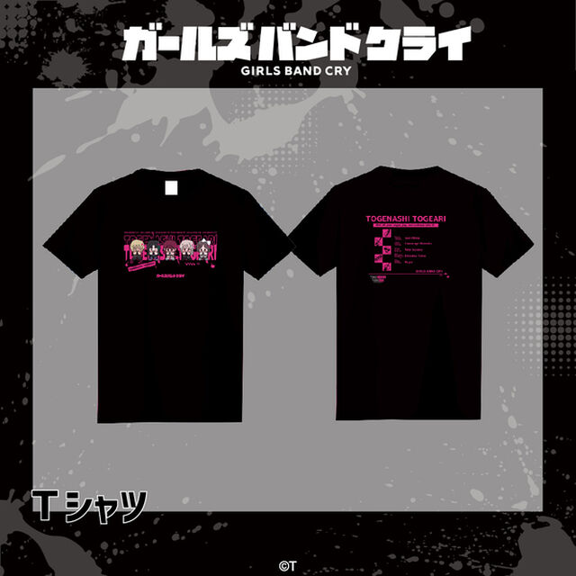 TVアニメ『ガールズバンドクライ』 Tシャツ M 01.集合