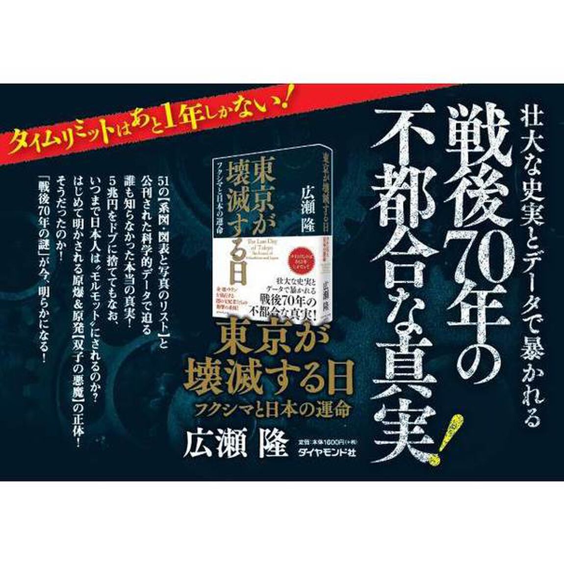 東京が壊滅する日――フクシマと日本の運命