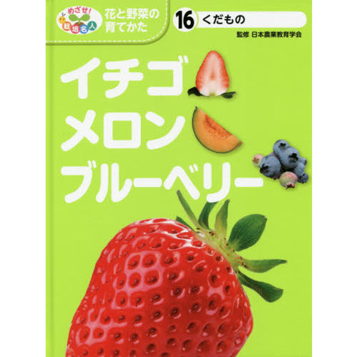 めざせ！栽培名人花と野菜の育てかた　１６「イチゴ・メロン・ブルーベリー　くだもの」