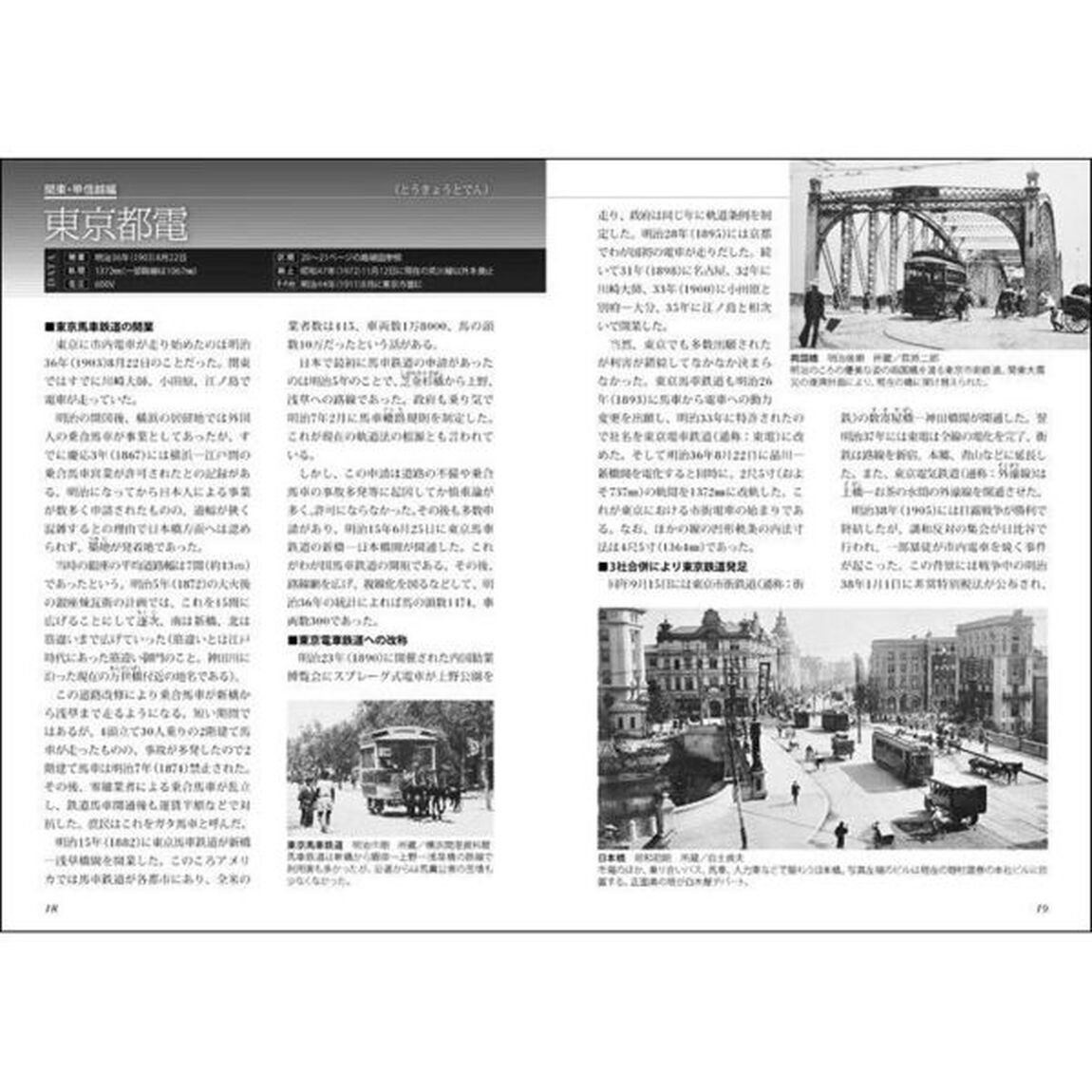 昭和の路面電車　関東・甲信越編