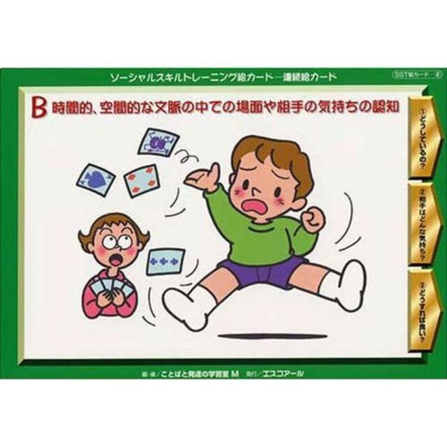 連続絵カード　Ｂ　時間的、空間的な文脈の