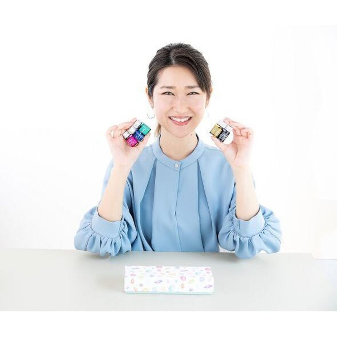 ラメを愉しむインク５色セットつきガラスペンのある毎日