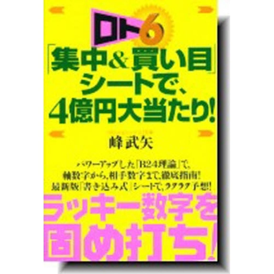 ロト６「集中＆買い目」シートで、４億円大当たり！