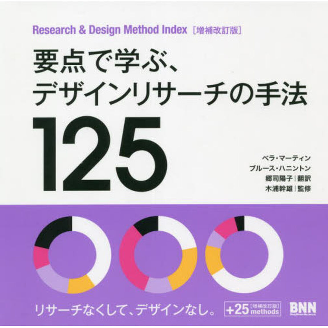 要点で学ぶ、デザインリサーチの手法１２５　Ｒｅｓｅａｒｃｈ　＆　Ｄｅｓｉｇｎ　Ｍｅｔｈｏｄ　Ｉｎｄｅｘ「増補改訂版」