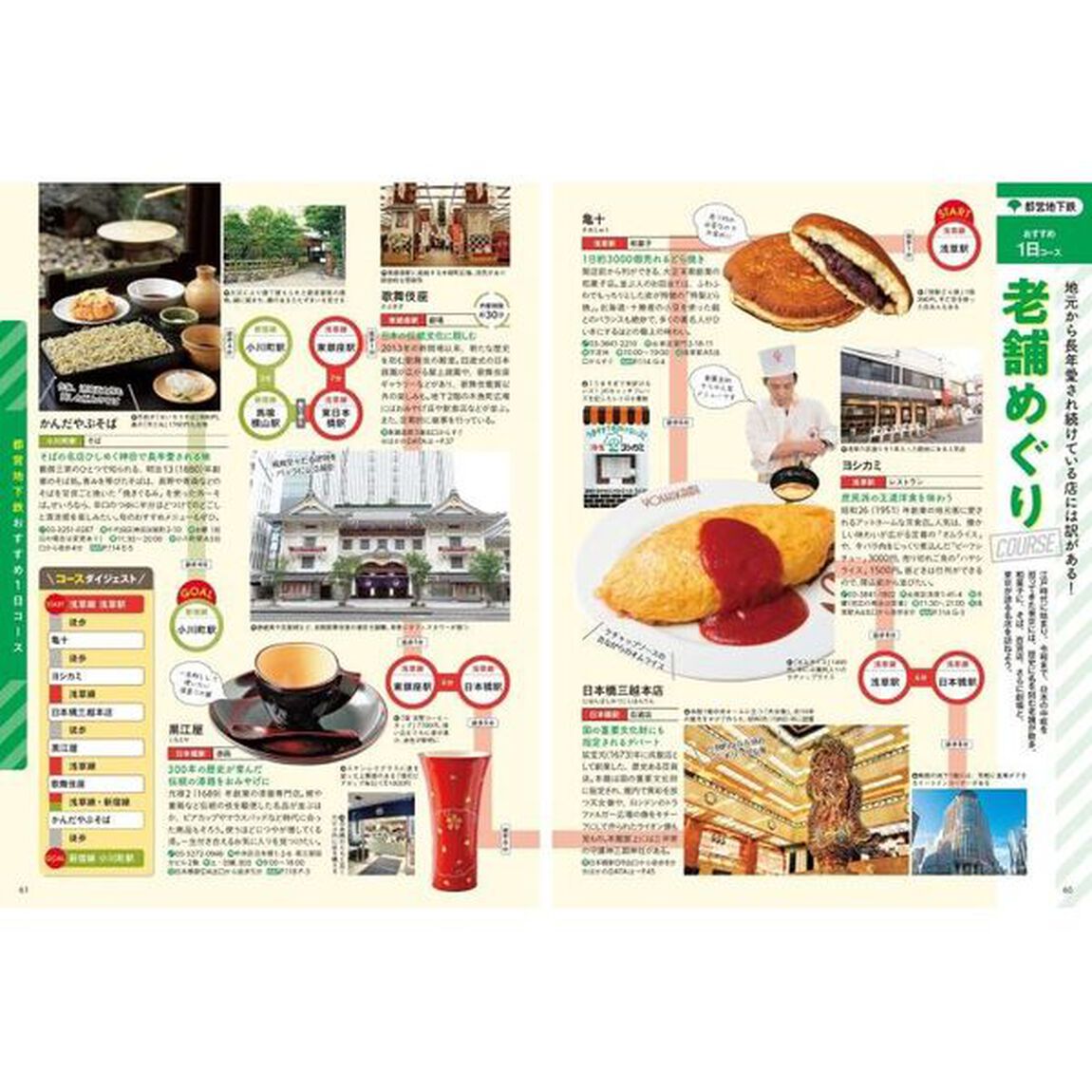 路線別一日乗車券でめぐる東京　見る&times;乗る&times;楽しむ　〔２０２４〕