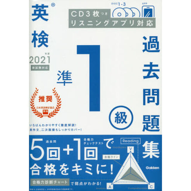 英検準１級過去問題集　２０２１年度