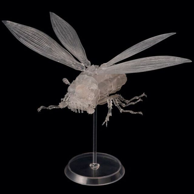 タケヤ式自在置物　風の谷のナウシカ　ウシアブ　クリアVer.（2024年8月以降発売予定）