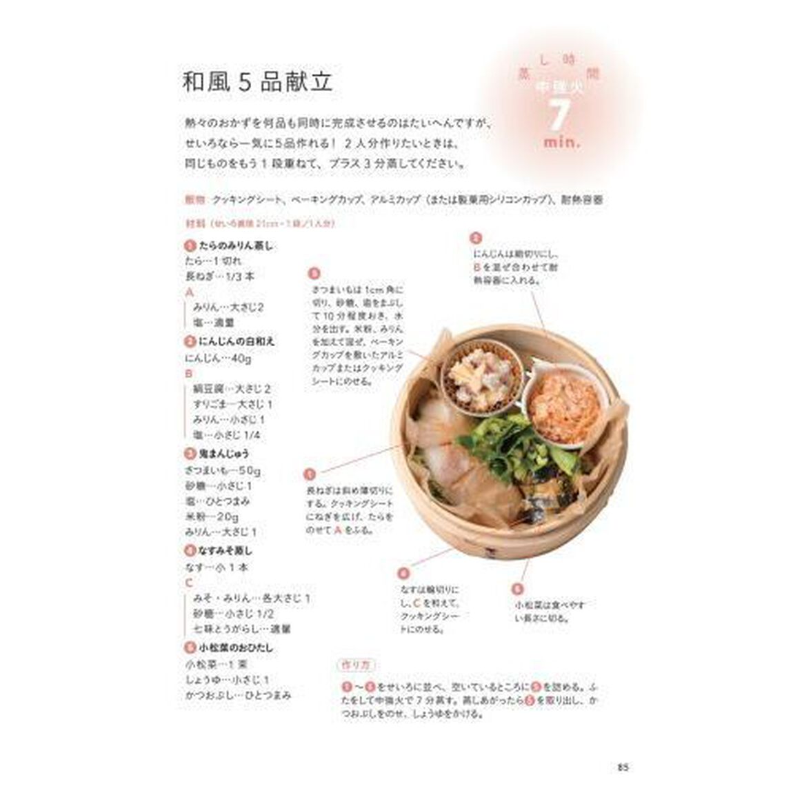 すべてを蒸したいせいろレシピ