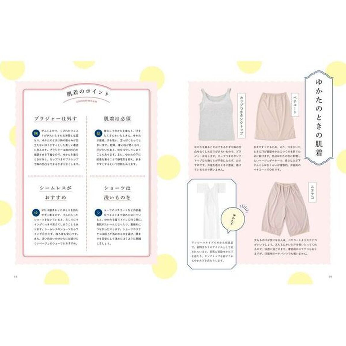 はじめてのゆかたの着付けとかわいい帯結び