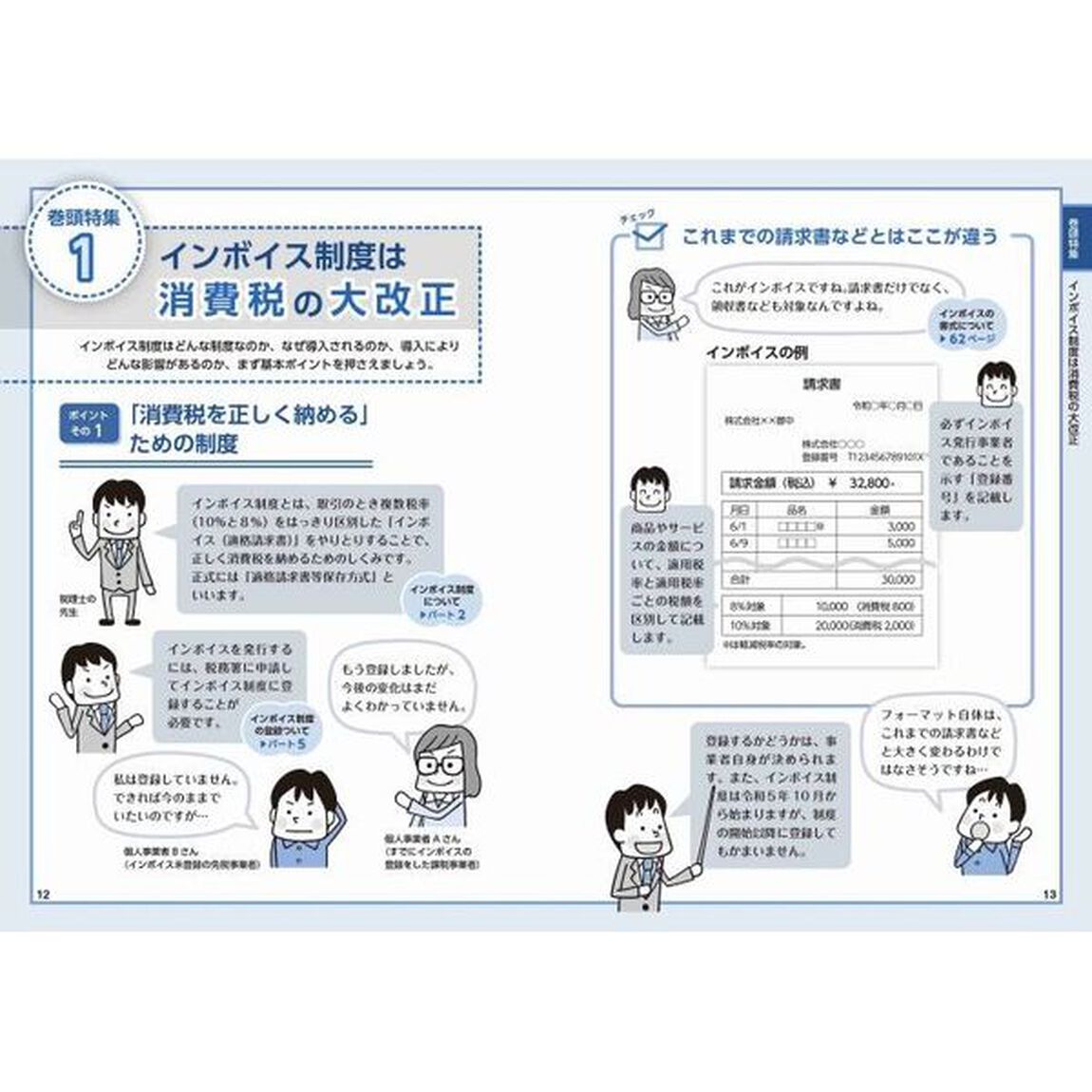 図解いちばんやさしく丁寧に書いたインボイスと消費税