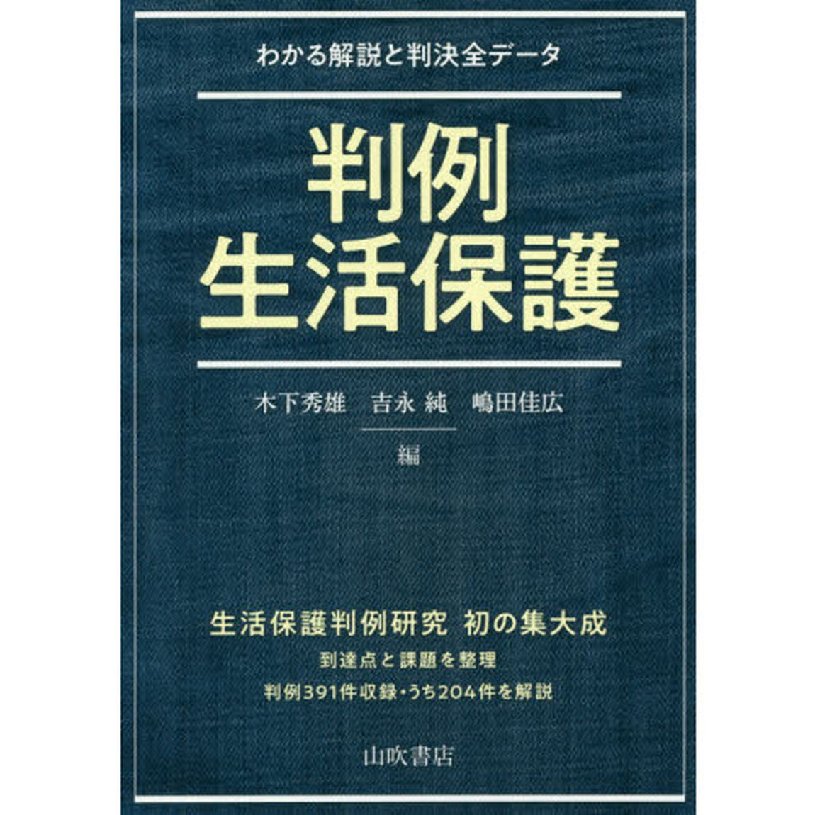 判例生活保護　わかる解説と判決全データ