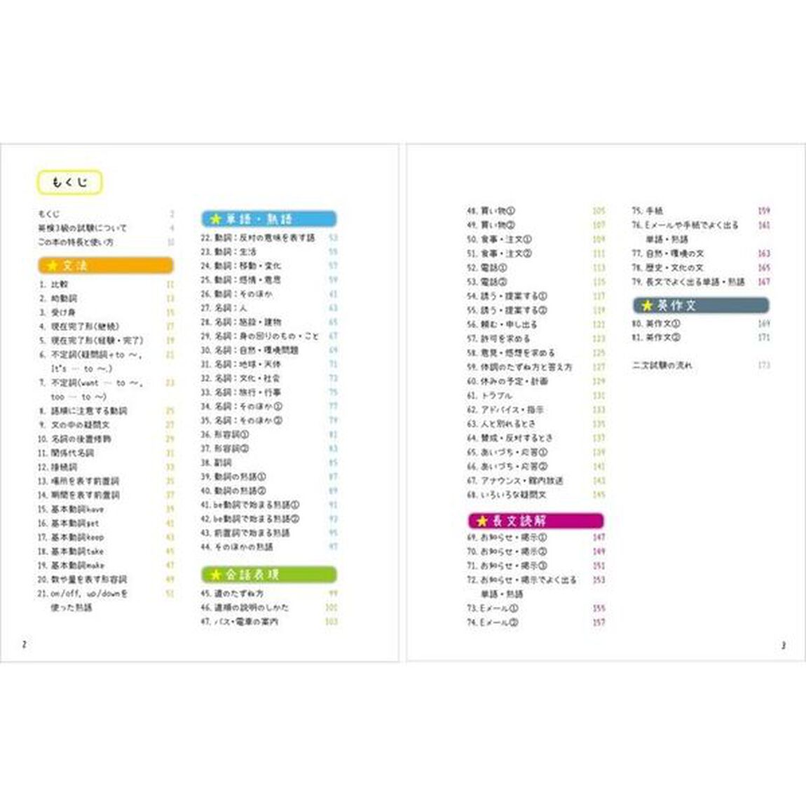 寝る前５分暗記ブック英検３級　頭にしみこむメモリータイム！