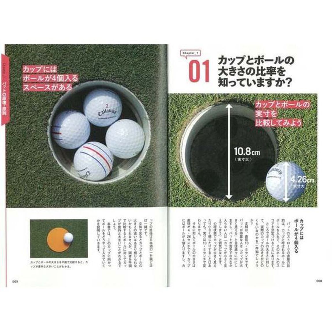 超科学的なパター上達法　カップインの確率が劇的に上がる
