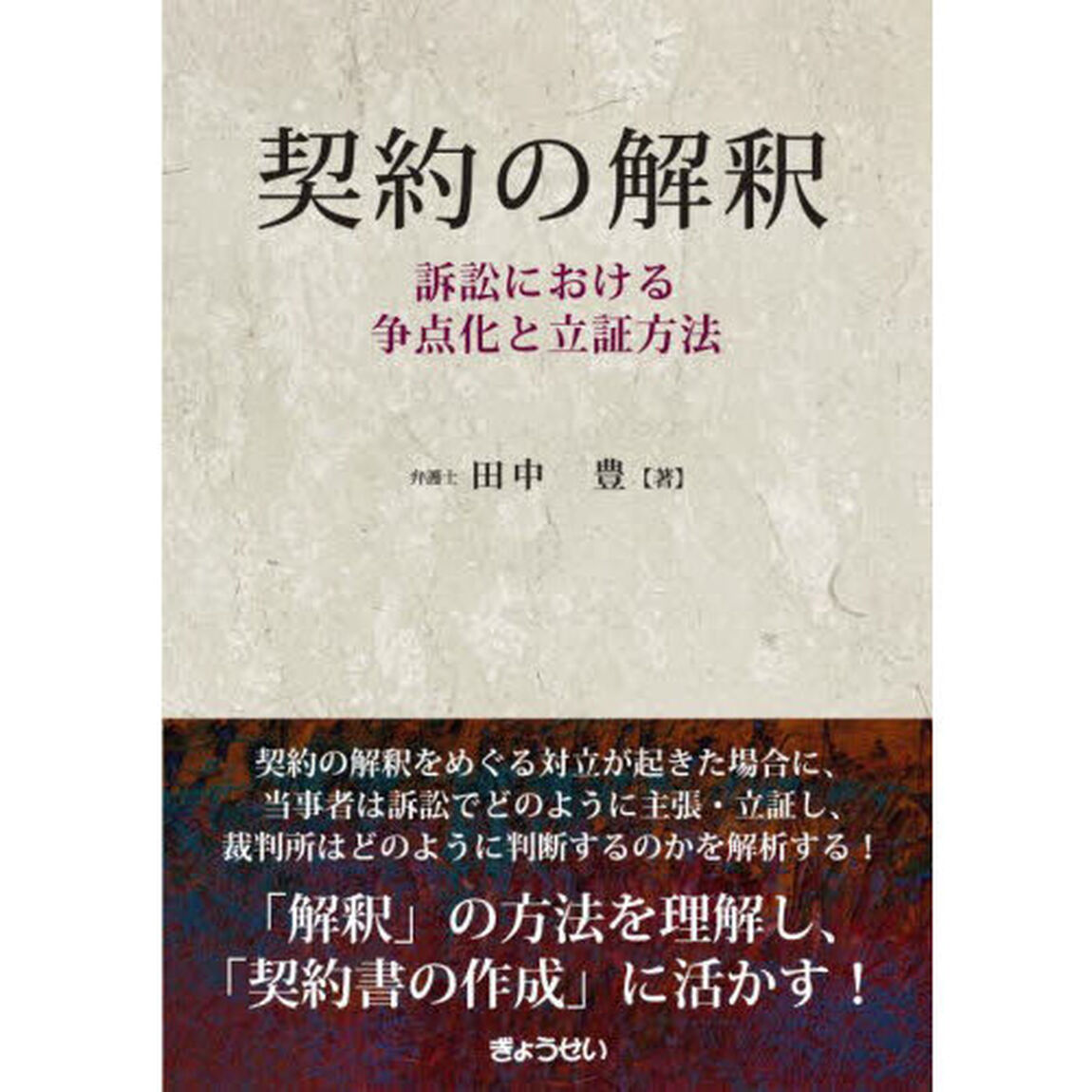 契約の解釈　訴訟における争点化と立証方法