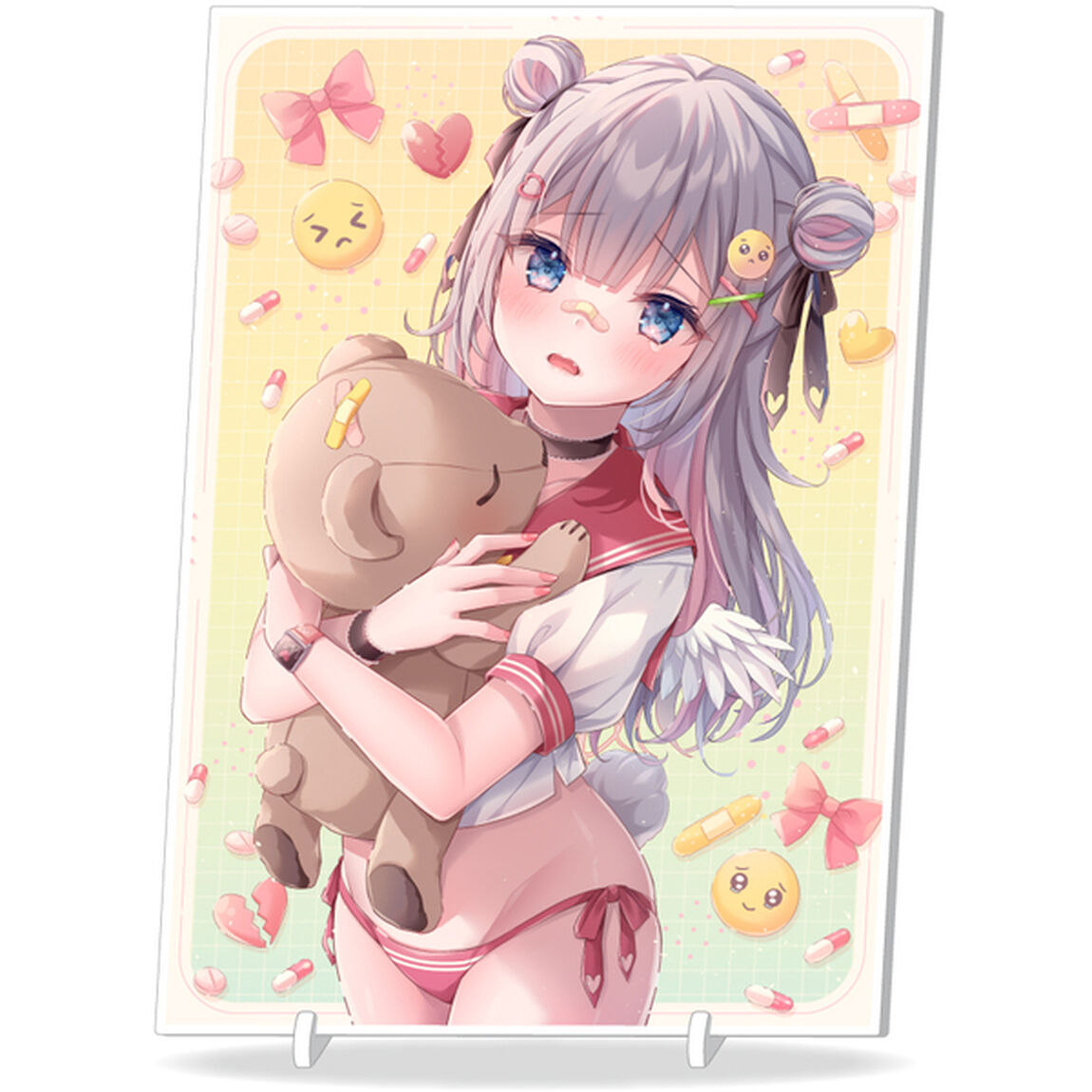 【絵師コレ】「ねむりねむ」 A5アクリルパネル