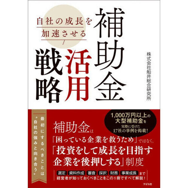 自社の成長を加速させる補助金活用戦略