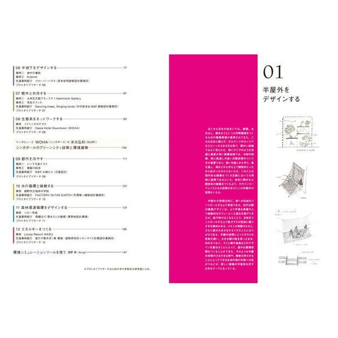 開放系の建築環境デザイン　自然を受け入れる設計手法