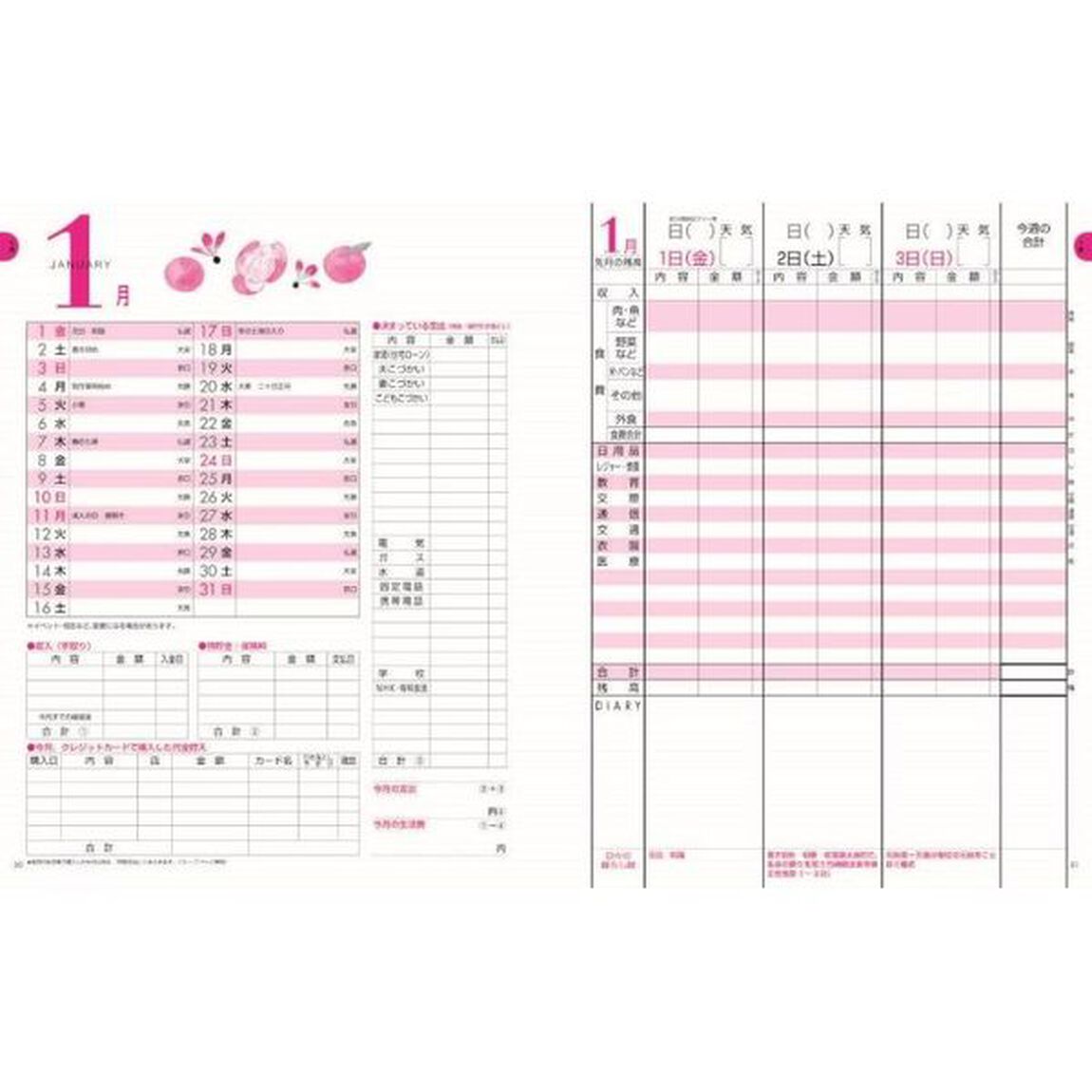 かんたん家計ノート 2021