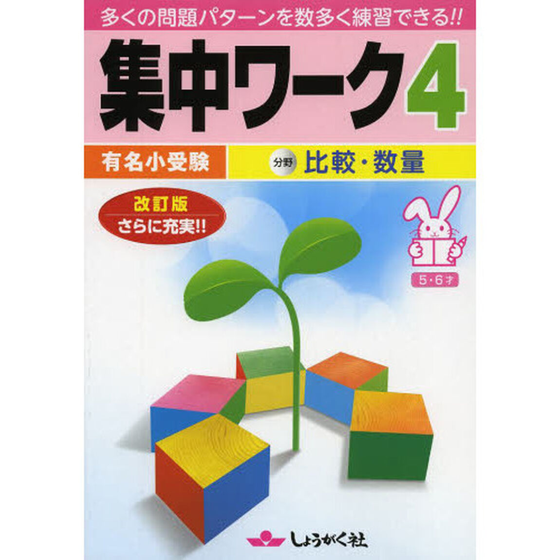 有名小受験集中ワーク　５・６才　４「改訂版」「比較・数量」