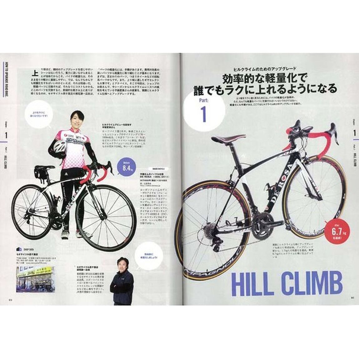 ロードバイクアップグレード大図鑑　愛車をもっと速く快適にする！
