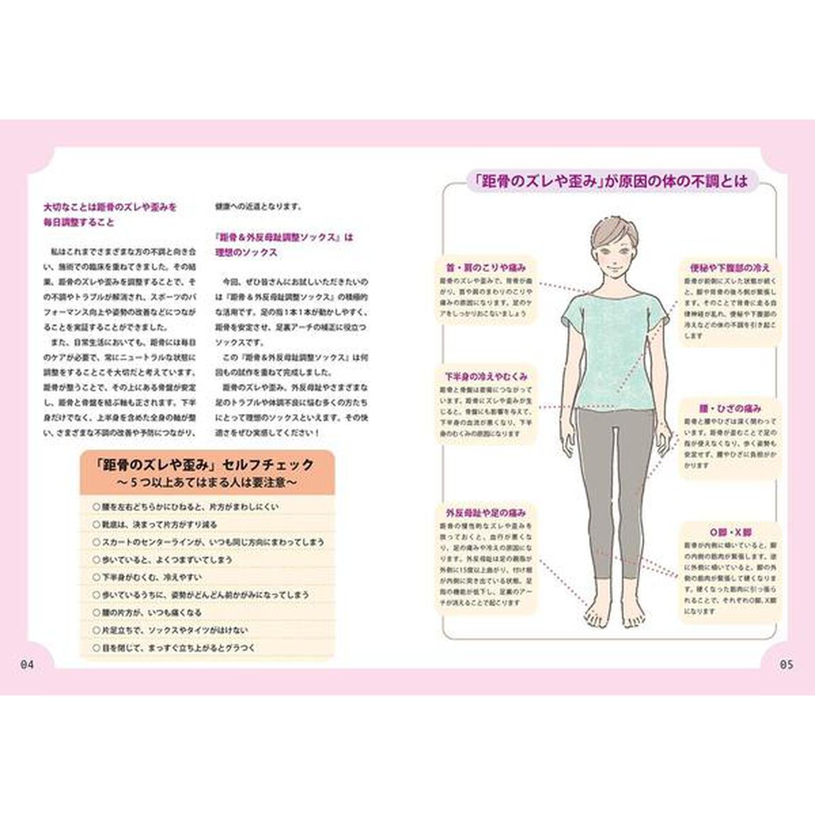 距骨&外反母趾調整ソックス<ラベンダー>: 足の痛みや肩のこり、むくみもみるみる改善! ([バラエティ])