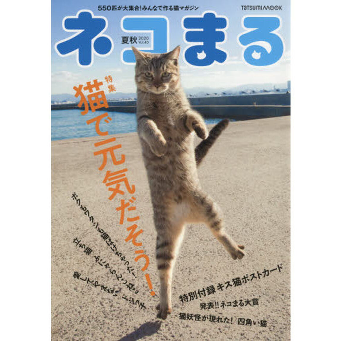 ネコまる　みんなで作る猫マガジン　Ｖｏｌ．４０（２０２０夏秋号）「特集猫で元気だそう！」
