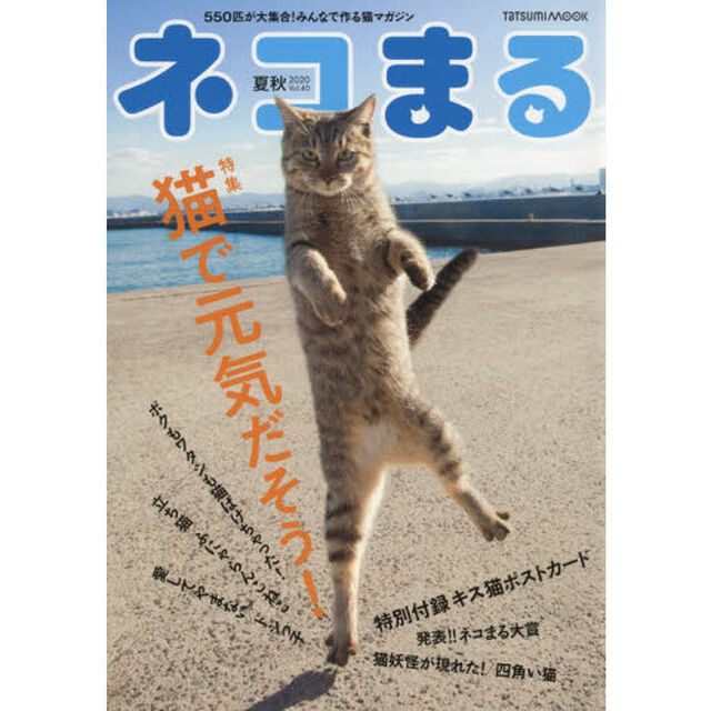 ネコまる　みんなで作る猫マガジン　Ｖｏｌ．４０（２０２０夏秋号）「特集猫で元気だそう！」