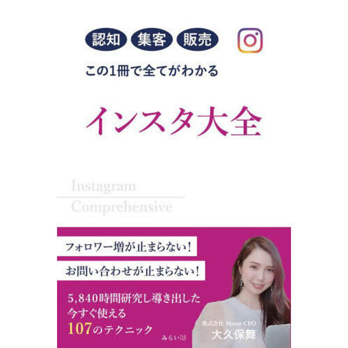 インスタ大全　認知集客販売この１冊で全てがわかる