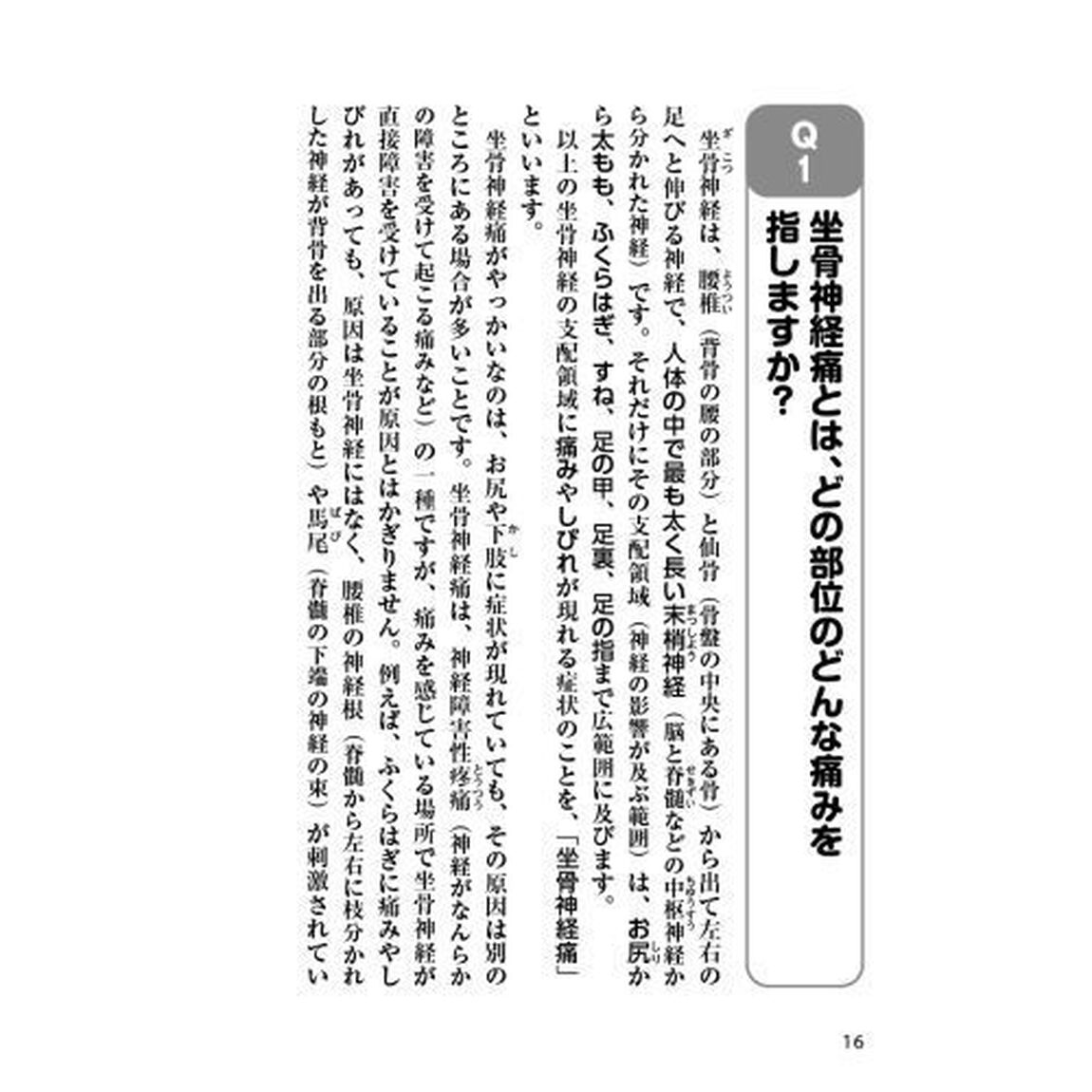 坐骨神経痛　腰と神経の名医が教える最高の治し方大全　腰・お尻・太もも・すね・足裏がジンジン痛む