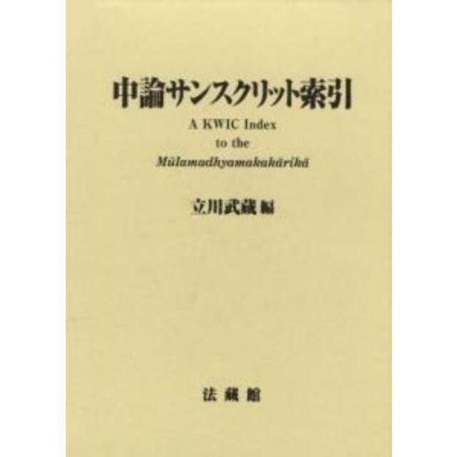 中論サンスクリット索引