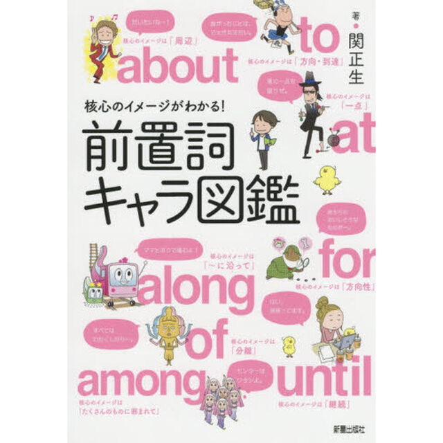 核心のイメージがわかる！前置詞キャラ図鑑