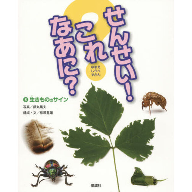 せんせい！これなあに？　なまえしらべずかん　６「生きもののサイン」
