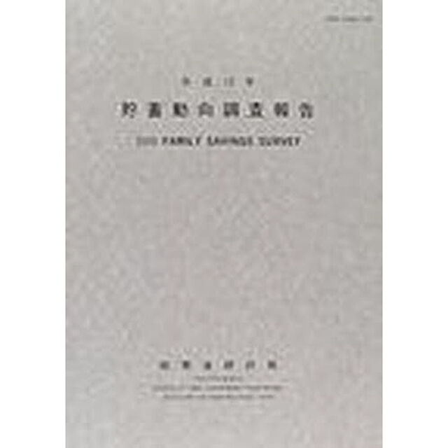 貯蓄動向調査報告　平成１２年