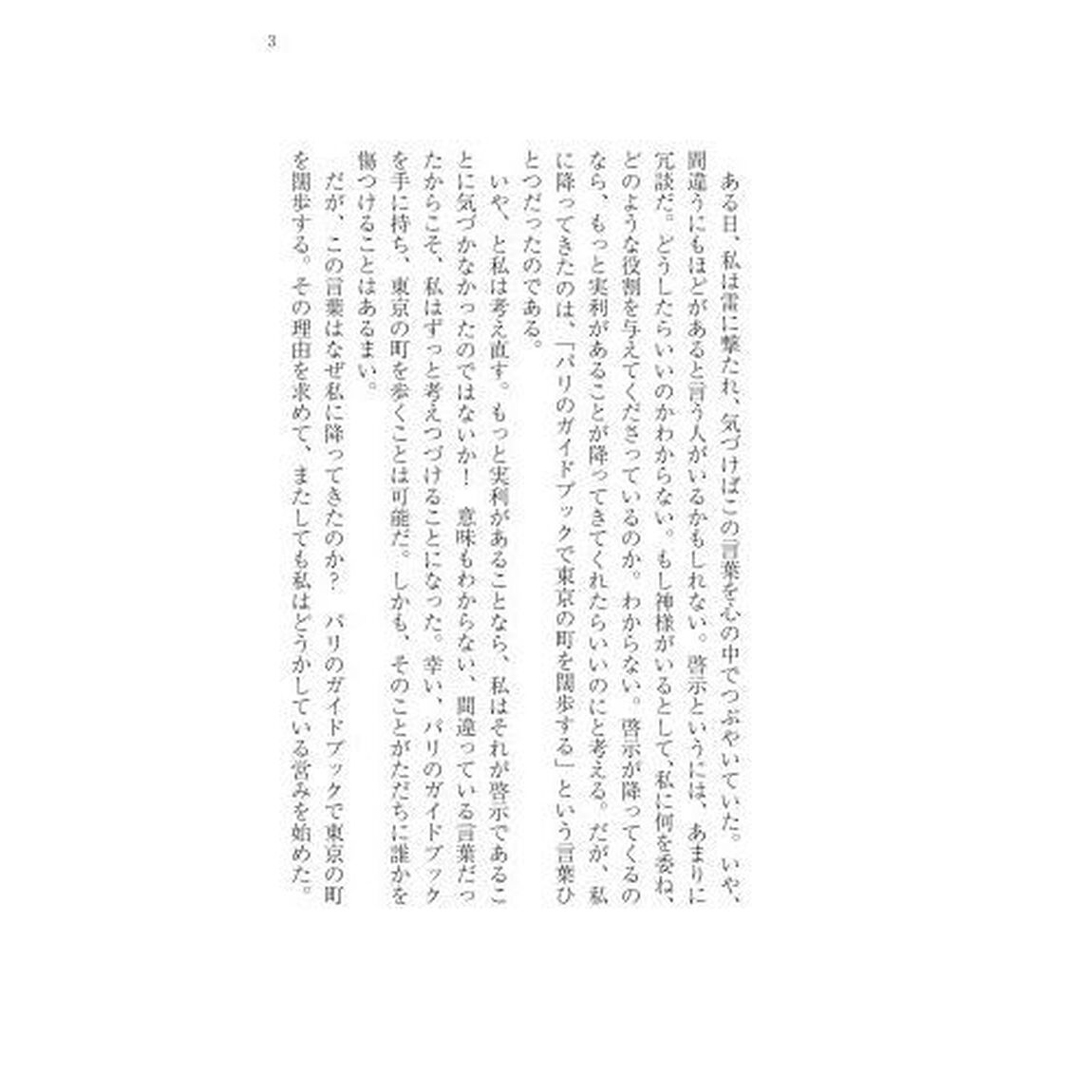 パリのガイドブックで東京の町を闊歩する　１「まだ歩きださない」