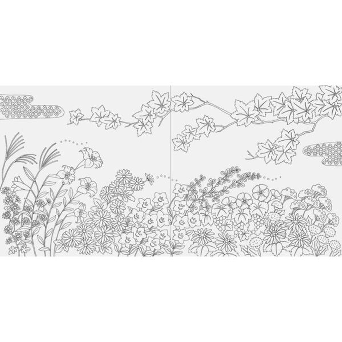 春夏秋冬和のぬり絵ブック